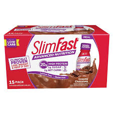 SlimFast Advanced Creamy Chocolate High Protein Ready to Drink Meal Replacement Shakes (11 fl. oz.., 15 pk.)