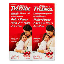 Children's Tylenol Oral Suspension, Cherry (4 oz., 2 pk.)