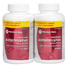 Member's Mark Extra Strength Acetaminophen Caplets, 500 mg (600 ct., 2 pk.)