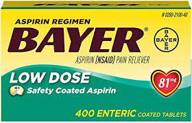 Bayer Low Dose Aspirin Regimen (400 ct.)