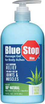 Blue Stop Max Massage Gel (16 fl. oz.)