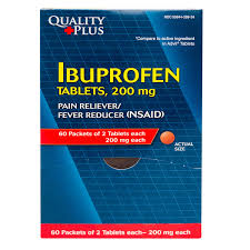 Quality Plus Ibuprofen Dispenser, 60 packets of 2 tablets each