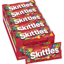 Skittles Original Candy, Full Size, Bulk Fundraiser (2.17oz, 36pk)