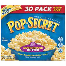 Pop Secret Movie Theater Butter Microwave Popcorn, 30 ct.