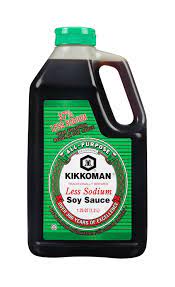 Kikkoman Naturally Brewed Less Sodium Soy Sauce, 40 oz.