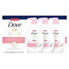 Dove Purify & Care Hand Wash White Peach and Tea, 3 ct.