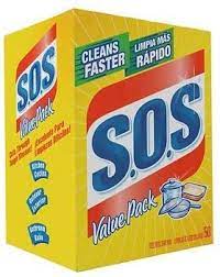 S.O.S. Steel Wool Soap Pads, 50 per Box