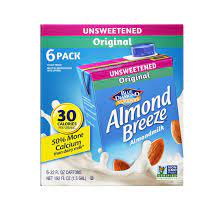 Almond Breeze Unsweetened Original Almond Milk, 6 pk./32 fl. oz.