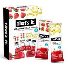 *Limited Time* That's It Strawberry and Banana Fruit Bars Variety Pack (1.2 oz. bars, 12 ct.)