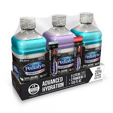 Pedialyte AdvancedCare Plus Electrolyte Solution (1 Liter - 3 ct. + 2 Powder Packets)
