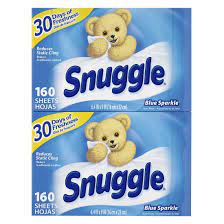 Snuggle Blue Sparkle Fabric Softener Dryer Sheets, 320 ct.