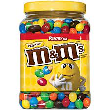 M&M's Peanut Chocolate Bulk Candy Jar (62 oz.)