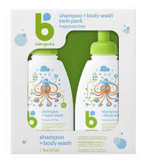 Babyganics Shampoo & Body Wash, 2 pk./16 oz.