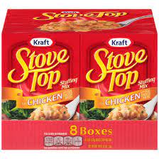 Kraft Stove Top Stuffing Mix for Chicken with Real Chicken Broth, 8 pk./6 oz.