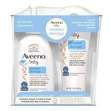 Aveeno Baby Eczema Therapy Moisturizing Cream with Natural Oatmeal, 12 oz./7.3 oz.