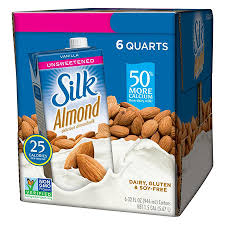 *Shipping Only* Silk Unsweetened Vanilla Almondmilk (32oz / 6pk)