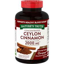 Nature's Truth Ceylon Cinnamon 2000mg + Chromax® Chromium Picolinate (150 ct.)