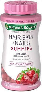 Nature's Bounty Hair, Skin, and Nails Vitamin Gummies With Biotin (230 ct.)