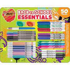 BIC Back to School Essentials Pen and Markers Set, 50 ct.