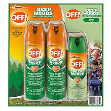 OFF! Deep Woods and Deep Woods Dry Mosquito Insect Repellent Combo Pack
