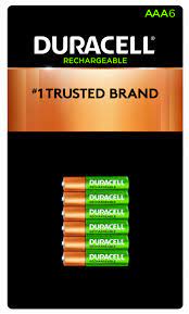 Duracell Rechargeable AAA Pre-Charged Batteries, 6 ct.