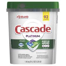 Cascade Platinum ActionPacs Dishwasher Detergent, Fresh (92 ct.)