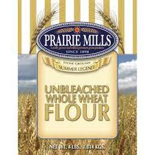 *Shipping Only* Prairie Mills Whole Wheat Flour (4 lbs., 6 ct.)