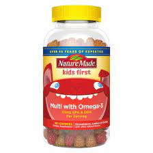 Nature Made Kids First Multivitamin Gummies with Omega 3, 180 ct.