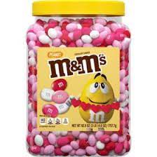 *Limited Time* M&M'S Valentine's Day Peanut Candy Cupid's Mix Bulk Resealable Jar (3 lbs. 14 oz.)