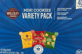 Wellsley Farms Mini Cookies Variety Pack, 40 ct.