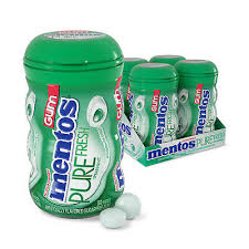 Mentos Pure Fresh Sugar-Free Chewing Gum Spearmint (50ct., 4pk.)