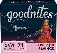 GoodNites Bedtime Underwear for Girls (Choose Your Size)