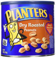 Planters Dry Roasted Peanuts, 52 oz.