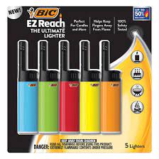 BIC EZ Reach Lighters, 5 pk.