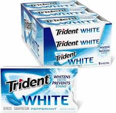 Trident White Peppermint Sugar Free Gum (12 pk.)