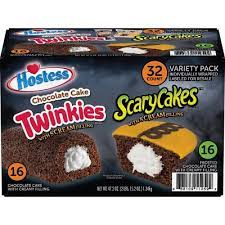 Hostess ScaryCakes Cupcakes and Chocolate Cake Twinkies Variety Pack (32 ct.)