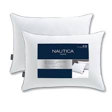 Nautica Home Resort Edition Bed Pillow, 2 Pack (Assorted Sizes)