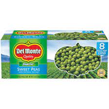 Del Monte Sweet Peas, 8 pk./15 oz.