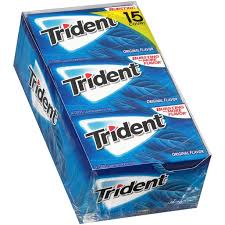 Trident Original Flavor Sugar Free Gum (14 pieces, 15 pk.)