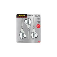 Scotch 8" Precision Scissors, 3 pk.