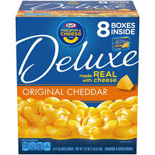 Kraft Deluxe Original Cheddar Macaroni and Cheese Dinner (14 oz., 8 pk.)