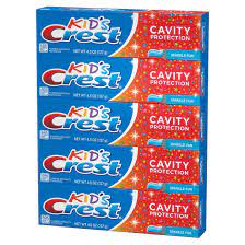 *Shipping Only* Crest Kids Cavity Protection Sparkle Fun Flavor Toothpaste, 5 ct./4.5 oz.