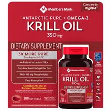 Member's Mark Antarctic Pure Omega-3 Krill Oil, 350 mg (180 ct.)