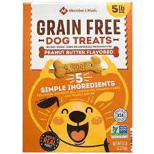 Member's Mark Grain-Free Dog Treats, Peanut Butter Flavored (5 lbs.)