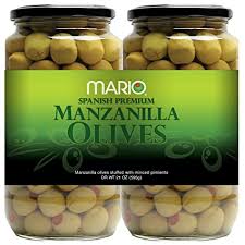 Mario Spanish Premium Manzanilla Olives (21 oz. jars, 2 ct.)
