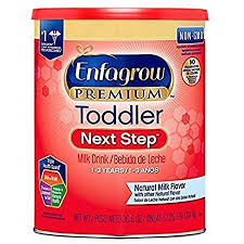 Enfagrow Premium Toddler Next Step Milk Drink Powder, Natural Milk Flavor (36.6 oz.)