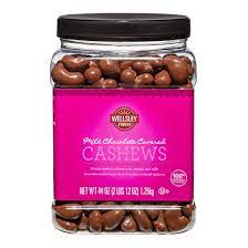 Wellsley Farms Milk Chocolate Covered Cashews, 44 oz.