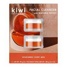 Kiwi Botanicals Nourishing Honey Melt Facial Cleanser, 2 ct.