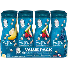 Gerber Graduates Puffs Cereal Snack Variety Pack (1.48 oz., 8 ct.)